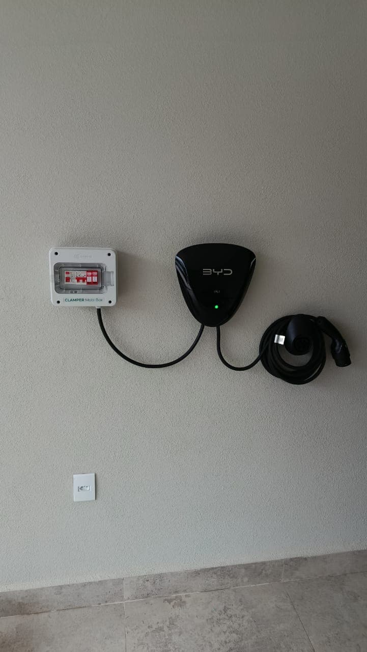 Instalação de wallbox para carro elétrico